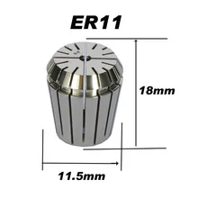 Высокая точность ER11 точность 0,008 мм пружинная Цанга для фрезерного станка с ЧПУ гравировальный токарный станок инструмент