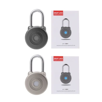 

Bluetooth Smart Lock Wireless Control Smart Bluetooth Padlock Master Keys Types Lock with APP Control