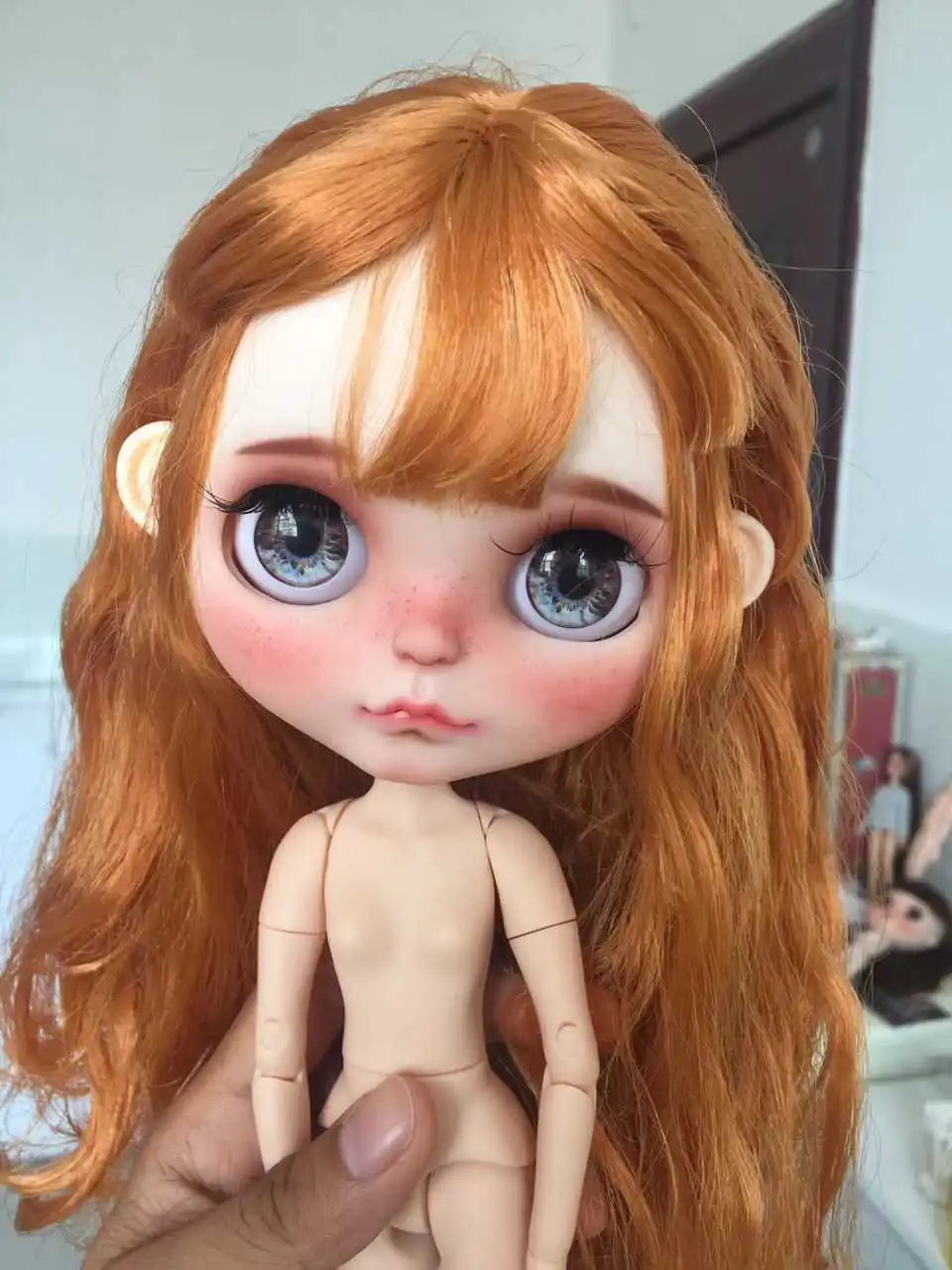 Кукла сделай сам телесный шарнир кукла blyth для девочек не включает в себя чипы