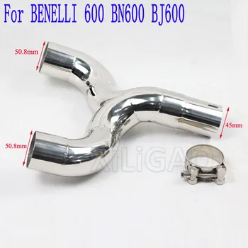 

For Benelli 600 BN600 BJ600 Motorcycle Exhaust System Connect Tube Mid Link Pipe Muffler Without Exhaust BN001
