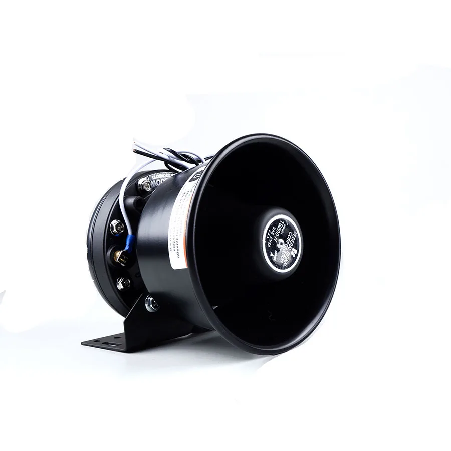 DC12V 200W Black Metal Speaker Car Styling Police Siren High Power