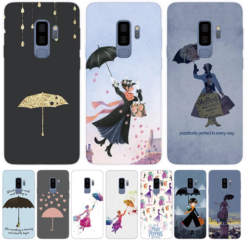 

Mary Poppins Case For Samsung Galaxy M10 M20 M30 A10 A30 A50 S10 5G S8 S9 Plus S10e Silicone Phone Funda Case