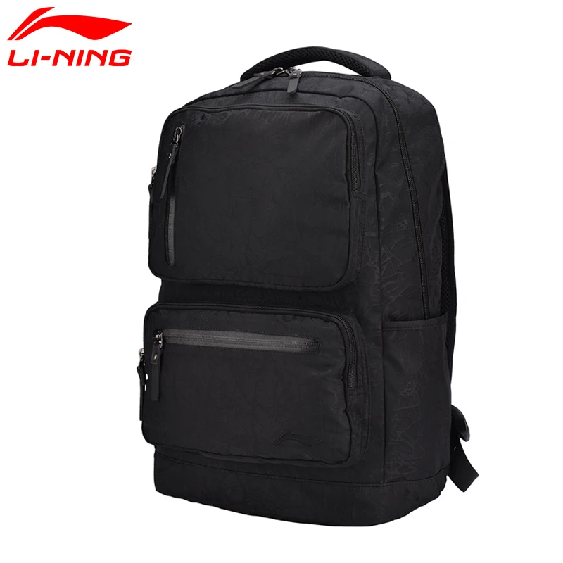 Городской Спортивный Рюкзак Li-Ning классический из полиэстера с подкладкой для