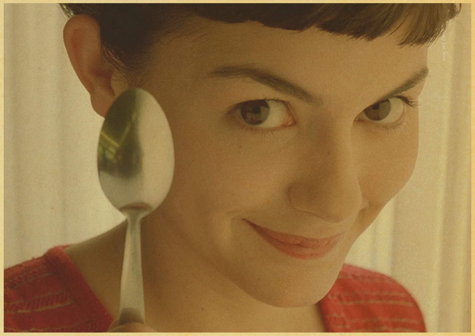 Audrey Tautou знаменитая работа Amelie винтажный бумажный плакат настенная живопись украшение дома 42X30 см 30X21 см