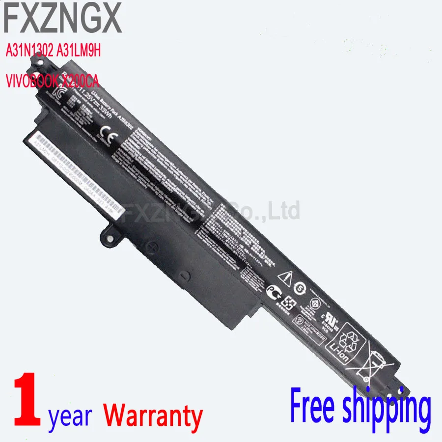 

FXZNGX A31N1302 A31LM9H Portable Computer Battery For ASUS Vivobook X200CA X200M X200MA F200CA 11.6" Series