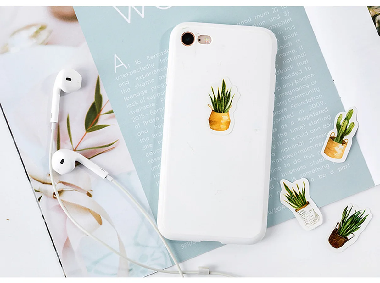 56Pcs/Box Waterproof Cute Flowers Plant Stickers For DIY Laptop Kitchen Wall Scrapbook Phone Travel box TV Car Toy forChildren 56Pcs/Box Waterproof Cute Flowers Plant Stickers For DIY Laptop Kitchen Wall Scrapbook Phone Travel box TV Car Toy forChildren