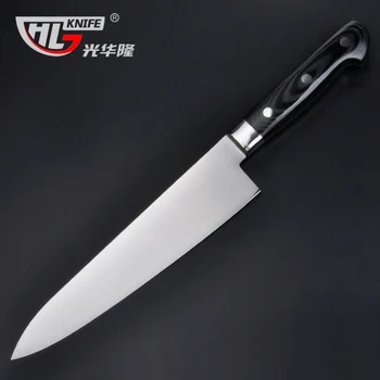

GHL 8.5 Inch Professional Germany Stainless Steel Chef Knife Cleaver Knife Slicing Knife Fish Knife Kitchen Knife Cooking Tool