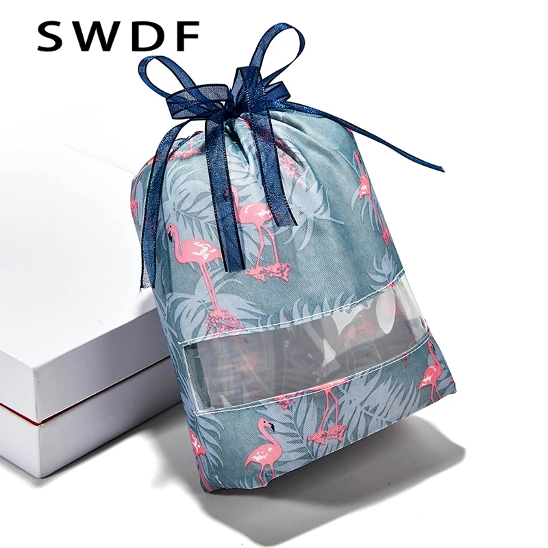 

3D Colorful Transparent Travel Cosmetic Bag Make Up Case Women Waterproof Makeup Beauty Wash Organizer Toiletry Storage Kit Box