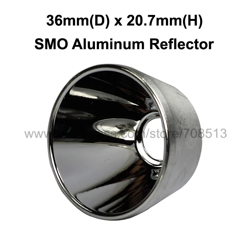 36 мм(D) x 20,7 мм(H) SMO алюминиевый отражатель
