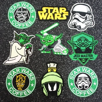 

DIY Star Wars Patch Iron on Patches On Clothes Embroidered Patches For Clothing Cartoon Avengers Patch Badges Applique Stripes