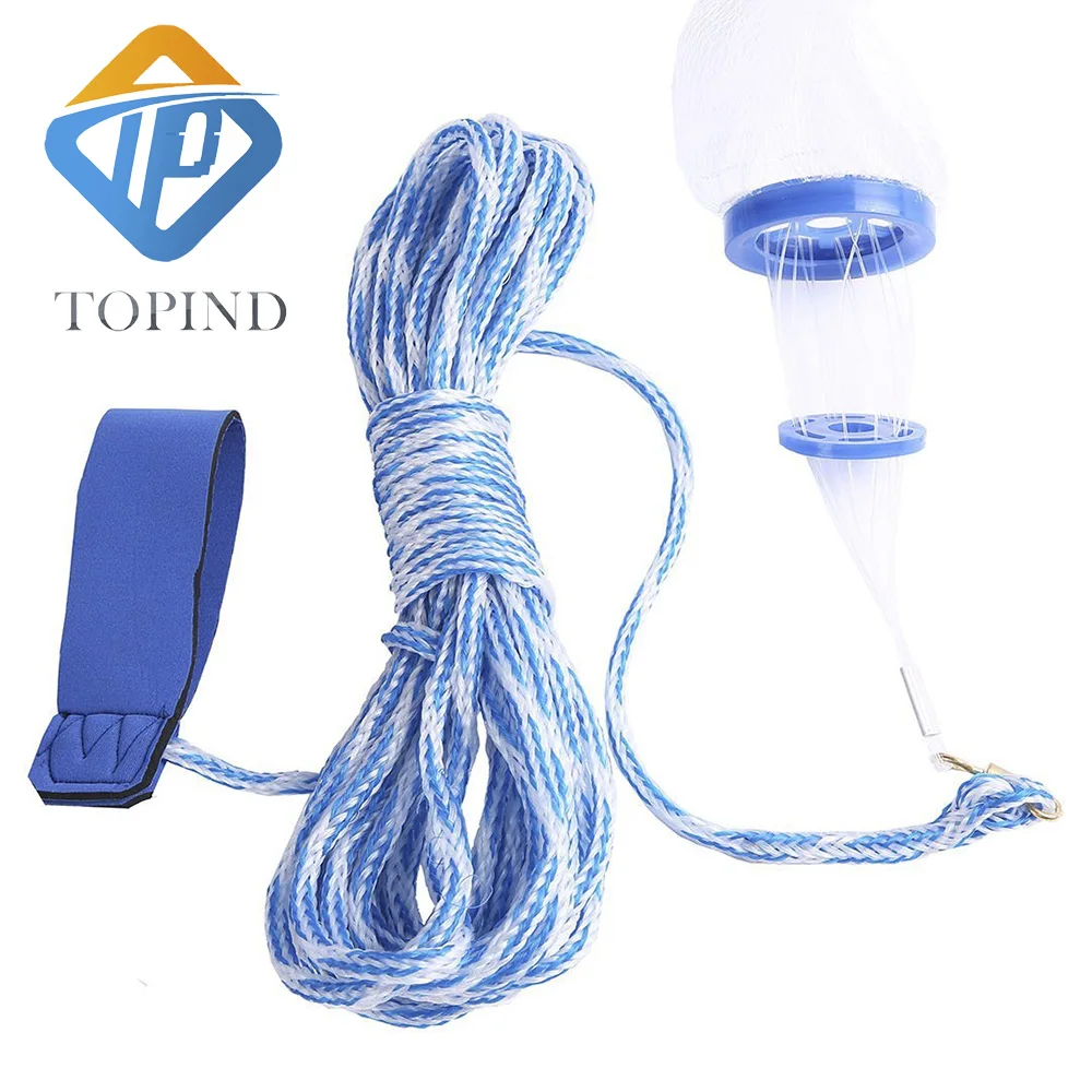 fishing cast net's hand ropes