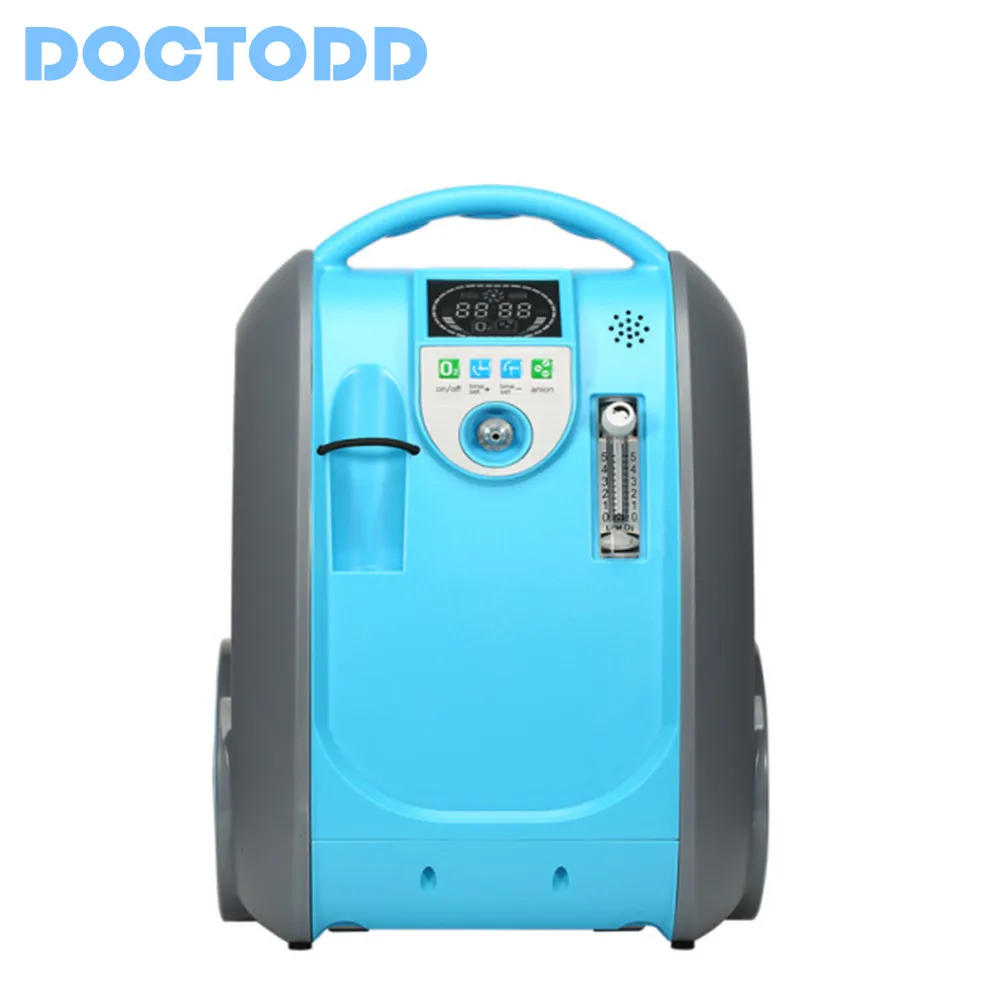  CE Oxygen Concentrator Battery Oxygen Generator Portable O2 Bar Lithium Battery AC Source Car Charg
