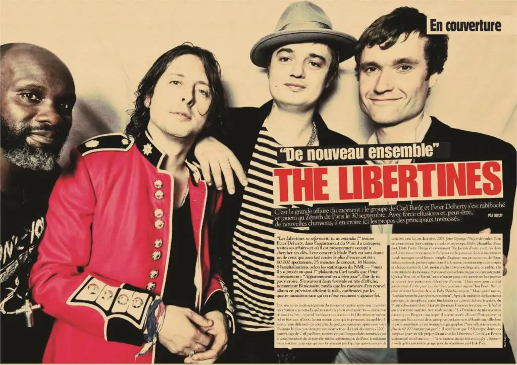 Винтажные плакаты Libertines/Рок ВИНТАЖНЫЙ ПЛАКАТ/ретро крафт плакаты декоративный Рисунок для бара