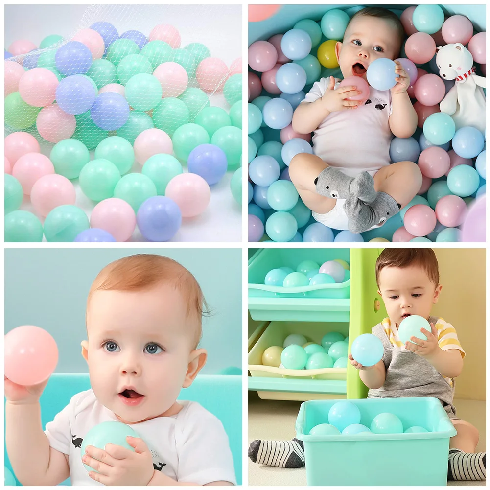 

Kids Toy Ball Pits Baby Party Swimming Pool Balls Water Toy Macaroon Colorful Sea Balls Colorful Tent Toys 25/50/100pcs
