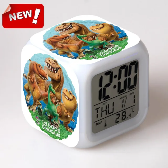 The Good Dinosaur Alarm Clock Digital Klokken Horse Desk Watch