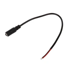 2 упаковки 5 x разъем постоянного тока Кабельная камера CCTV Соединительный Кабель-адаптер Женский Мощность шнур
