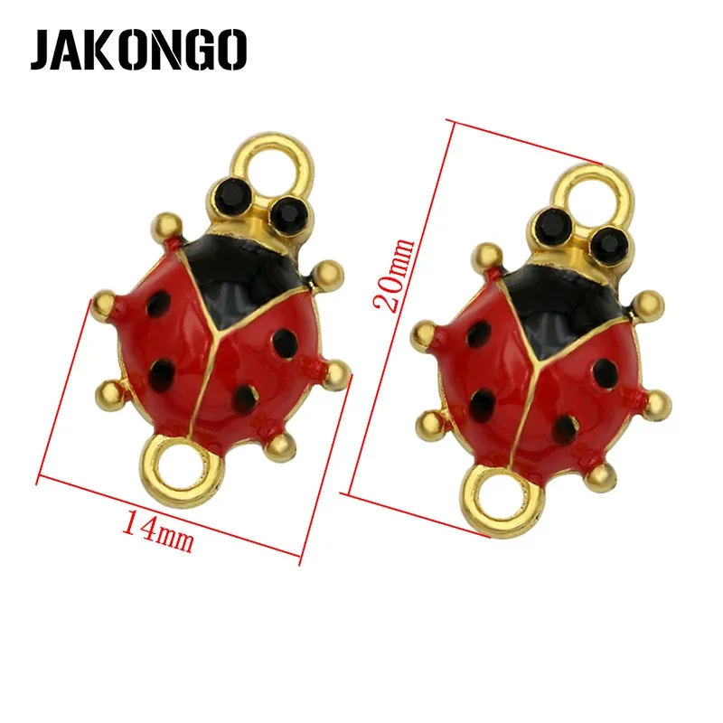 Эмалированный соединитель JAKONGO золотого цвета для изготовления ювелирных