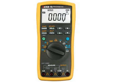 VICTOR 79 multimeter VC 79 multi-purpose table and process signal source 2 in 1 Digital Autoranging Measuring Process Multimeter budget process in ethiopia