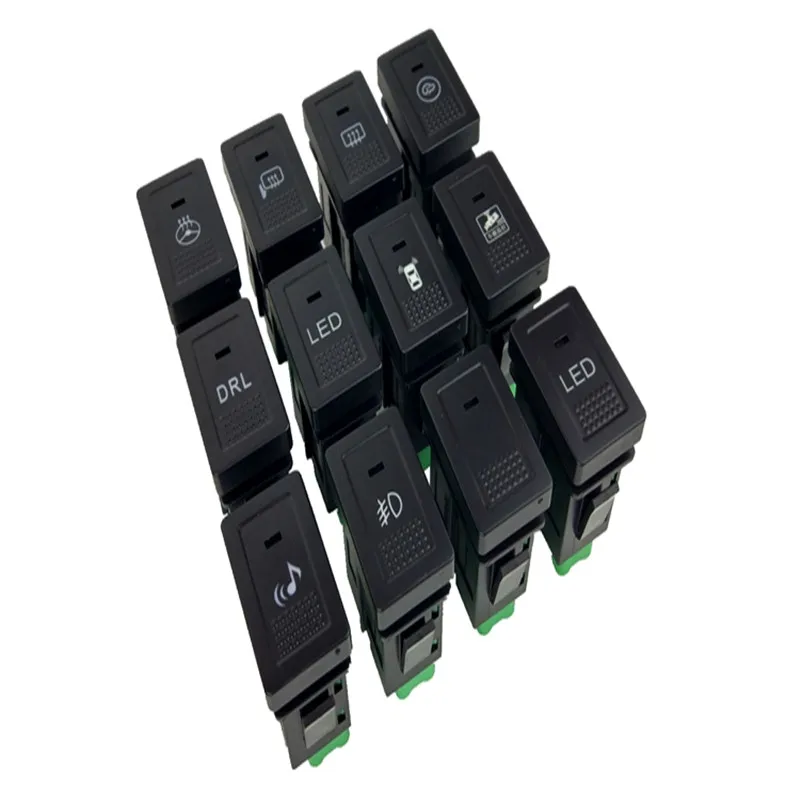 

12PCS/lots For Suzuki Swift heating / Radar / Recorder / LED switch /Electronic dog switches /Rear-view mirror heating switch