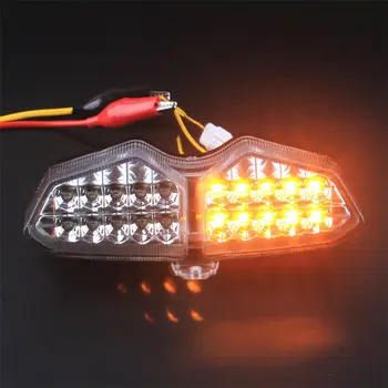 

For Yamaha YZF R6 2003 2004 2005 Motorcycle LED Turn Signals Integrated Tail Light Clear