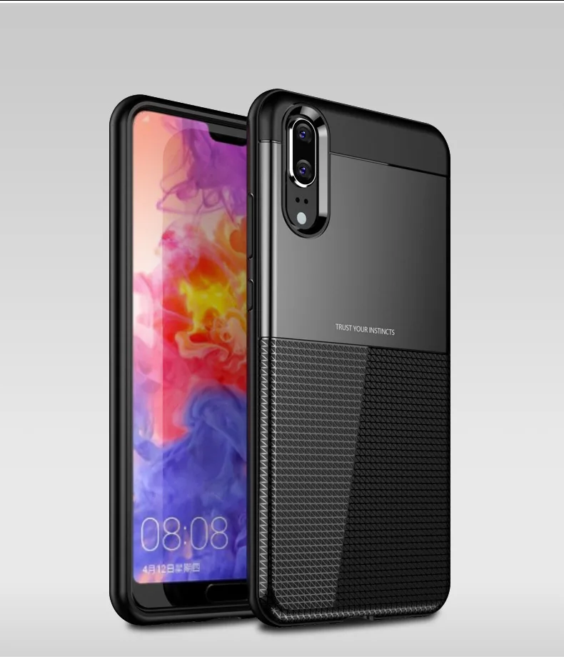 Luxury Business Case For Huawei P20 Lite Soft TPU Silicone Cover Coque For Huawei P20 Pro Ultra Thin Phone Shell(8)