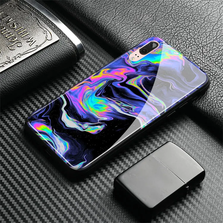 Современные Цифровые Красочный Арт мягкий силиконовый Стекло Телефон чехол для