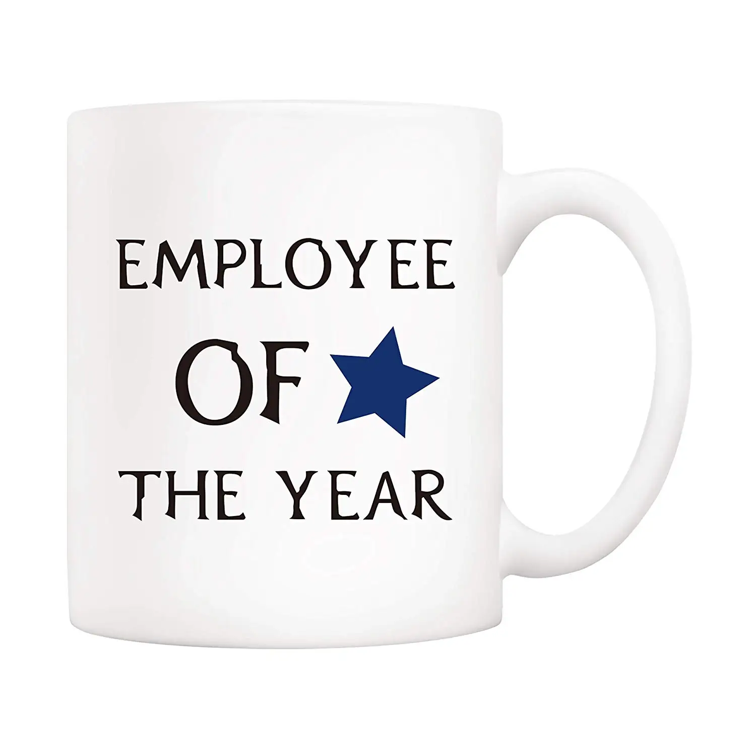 Christmas Gifts Funny Official Coffee Mug for Employee of the Year Novelty Ceramic Cups 11Oz | Дом и сад