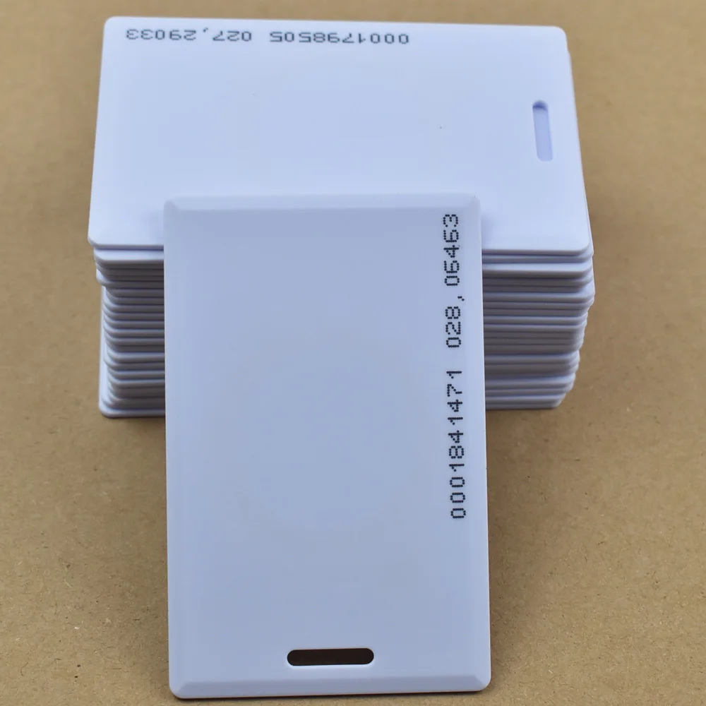 100 шт./лот 125 кГц rfid EM ID TK4100/EM4100 толщиной карты Система контроля доступа EM rfid карты