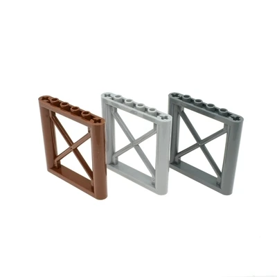 

*Lattice Wall 1X6X5* 8pcs JH956 DIY enlighten block brick part No. 64448 Compatible With Blocks Other Assembles Particles