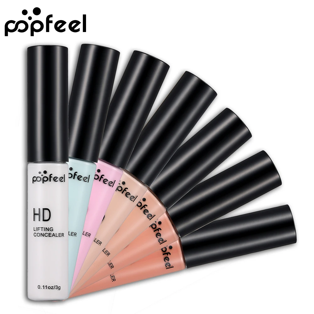 

POPFEEL Liquid Concealer Face Pores Dark Circle Covers Foundation Whitening Brighten Moisturizer Primer Base Concealer Makeup