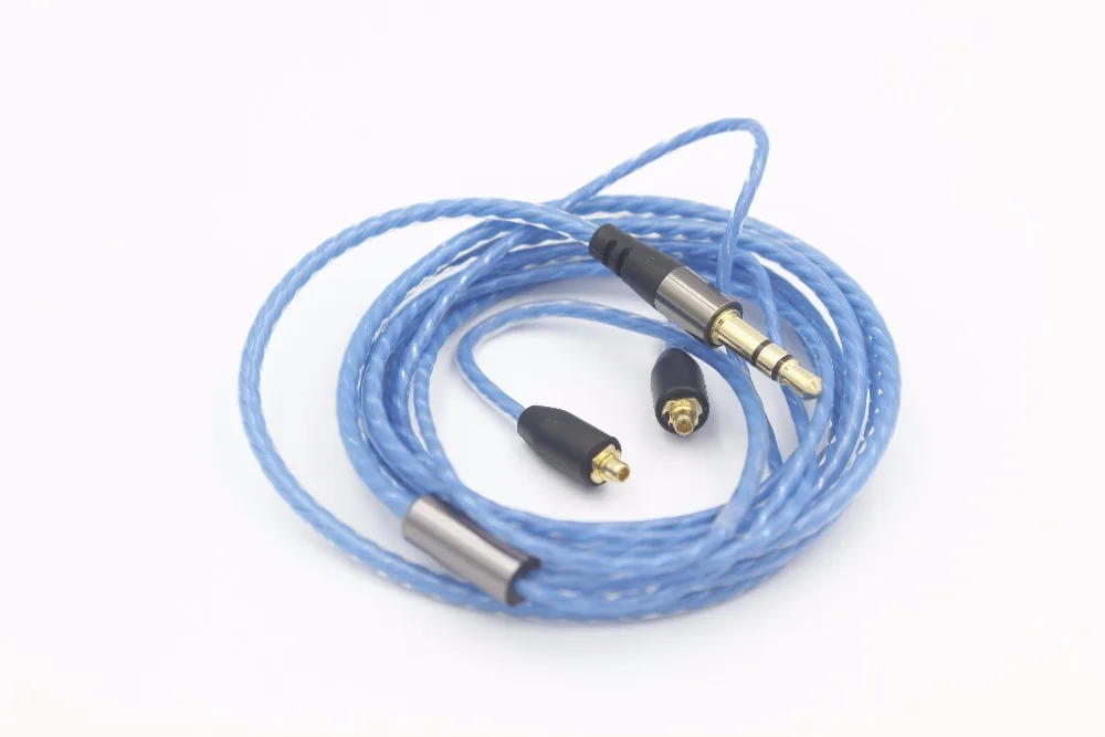senfer DT2 plus Earphone Replacement earphone Single Crystal Copper Wire Detach Cable For Shure SE215 SE315 SE425 SE535 SE846