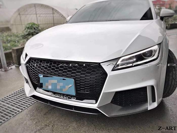New TTRS body kit for Audi TT 2015 2017 facelift front bumper+rear
