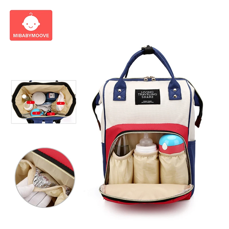  Fashion mummy diaper bag Large Capacity Maternity Nappy Baby Bags Waterproof Travel Backpack Handba