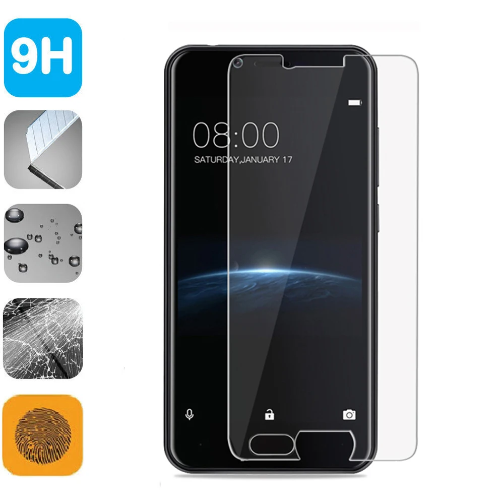 9H Tempered Glass LCD Screen Protector Shield Film for Doogee Shoot2
