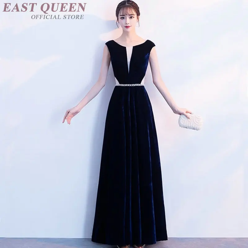 Женские платья для особых случаев Vestido велюровое платье длиной до пола без