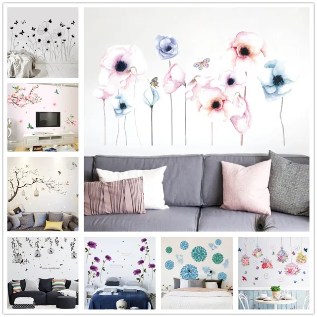 Best Offers % PVC Beautiful Butterfly Flower birdcage Art Wall Sticker Home Decor DIY Personality Mural Child Room Nursery Decoration Print Best Offers % PVC Beautiful Butterfly Flower birdcage Art Wall Sticker Home Decor DIY Personality Mural Child Room Nursery Decoration Print
