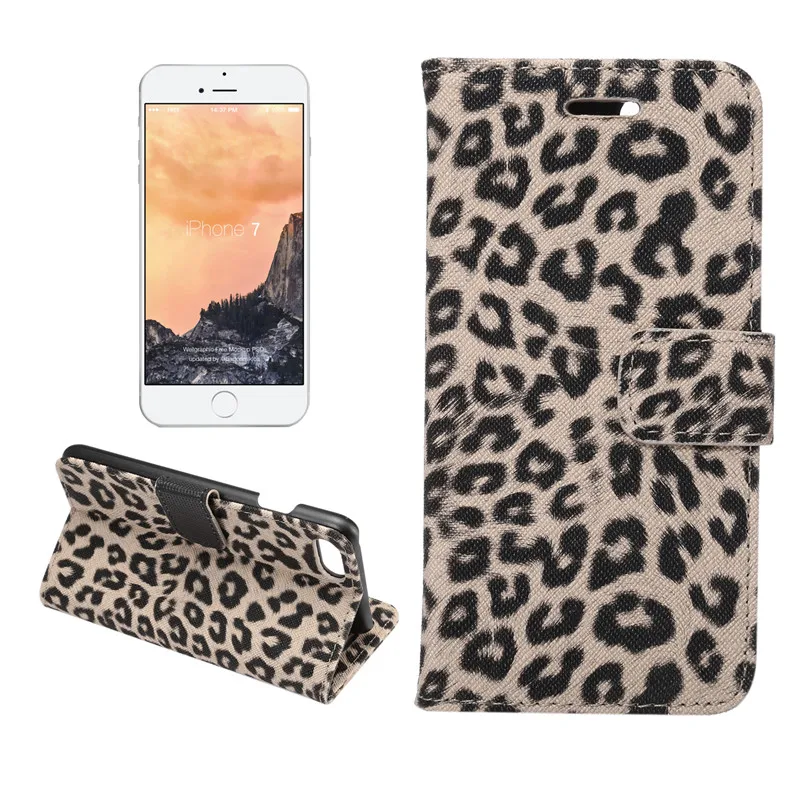 Кожаный чехол Filp для iPhone 11 Pro Max, Леопардовый кошелек, отделение для кредитных карт, чехол для iPhone X XS Max 8 Plus 7 6s Plus 5 5S SE, чехол