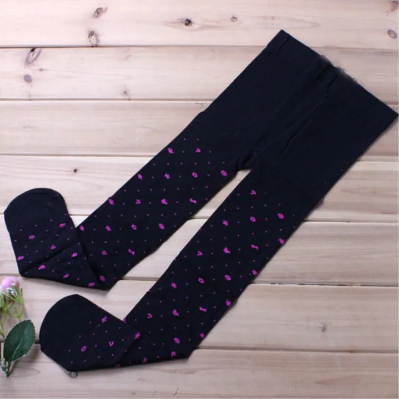 

Girl Bottom Pantyhose Children's Dance Velvet Socks Cartoon socks and coloured pantyhose