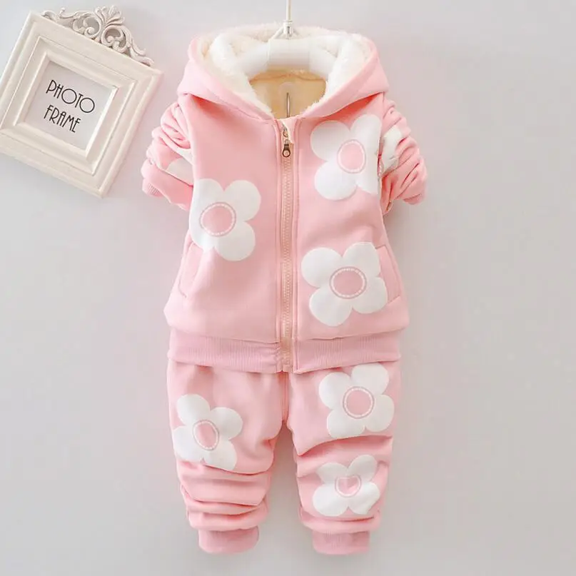 2018 new Baby Girls Winter Clothes Girls Clothing Sets Autumn Kids