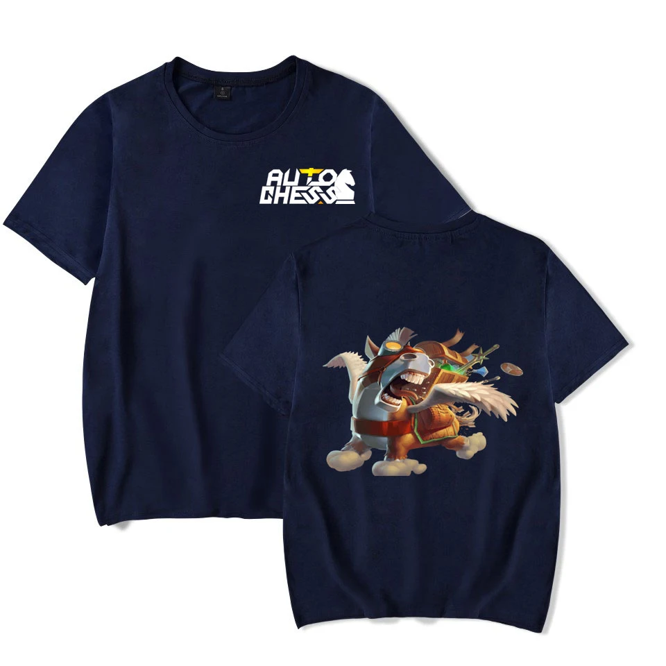  Game Dota AUTOCHESS t shirts Summer cotton Comfortable Tops Leisure Game Auto chess tshirt Men/Wome