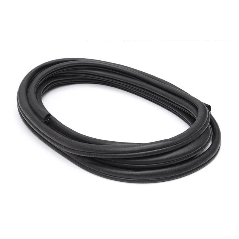

1X Black Universal Rubber Car Door Sealing Gasket Tape Strip Edge Trim Windproof