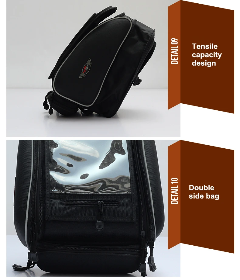 PRO-BIKER, водонепроницаемая сумка для мотоцикла, сумка на бак, багаж, чехол для мотоцикла, магнитный, всасывающий масляный бак, ручная сумка, шлем, багажник, коробка, Мото Кросс-сумки