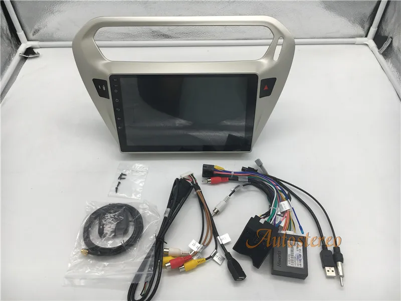 Top ZWNAV Android 8.0 Car GPS Navigation DVD Player For PEUGEOT 301 Citroen Elysee 2014 2015 2016 2017 Multimedia Radio 9 Inch 13