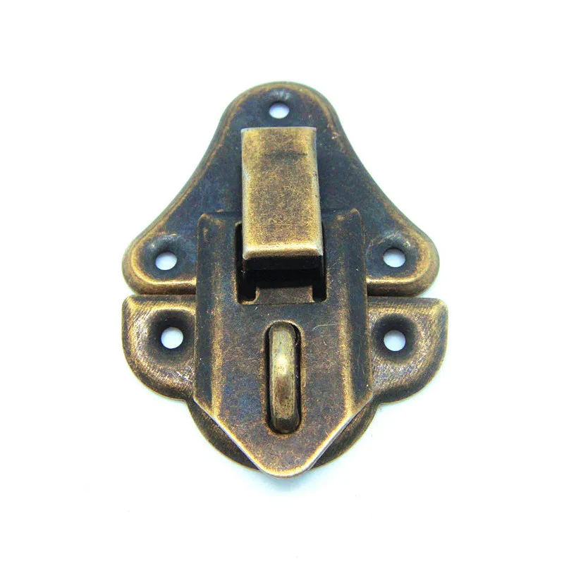 50pcs 35 * 50MM antique trunk lock hasp buckle dark wooden boxes