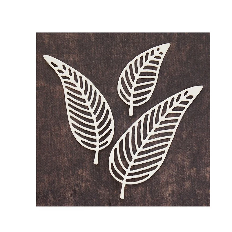 Veins Clear Leaf Metal Cutting Dies Stencil for DIY Scrapbooking