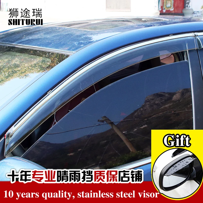 Оконный козырек Защита от солнца и дождя для MITSUBISHI OUTLANDER EX PAJERO V97 V93 V73 V75 V77 V98 pajero sport