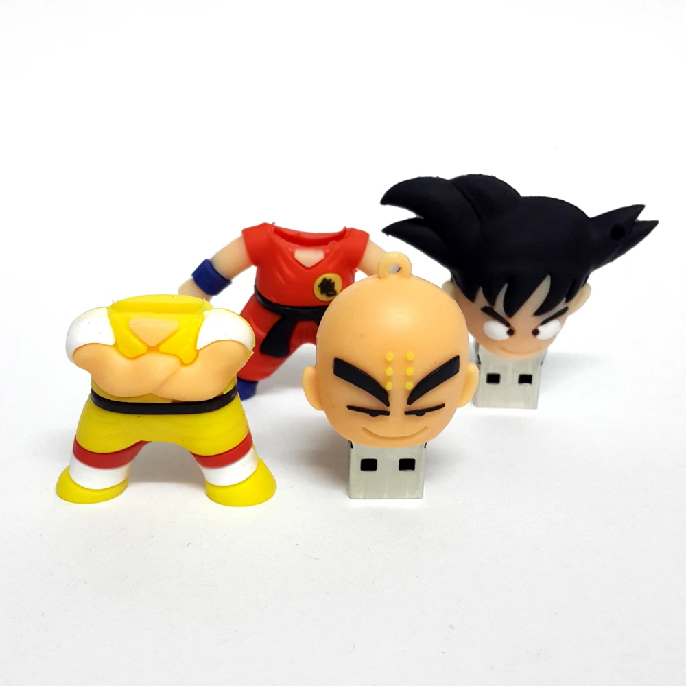 Cartoon Dragon Ball Pen Drive U Disk  Monkey USB Flash Drives Krilin 4G 8G 16G 32G 64G Wukong Pendrives