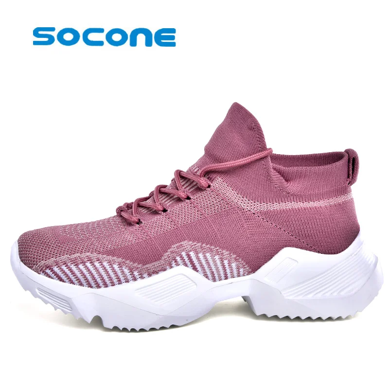 

2019 hot sports shoes for men and women wearing socks shoes walking shoes