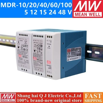 

MEAN WELL MDR-10-5 MDR-10-12 MDR-10-15 MDR-10-24 10W Output Industrial DIN Rail