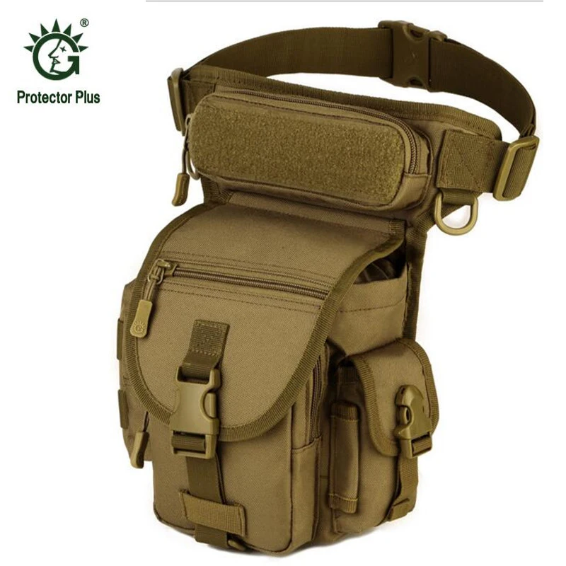 Protector Plus Outdoor Sports Nylon Tactical Leg Bag Waist Leg Bag For